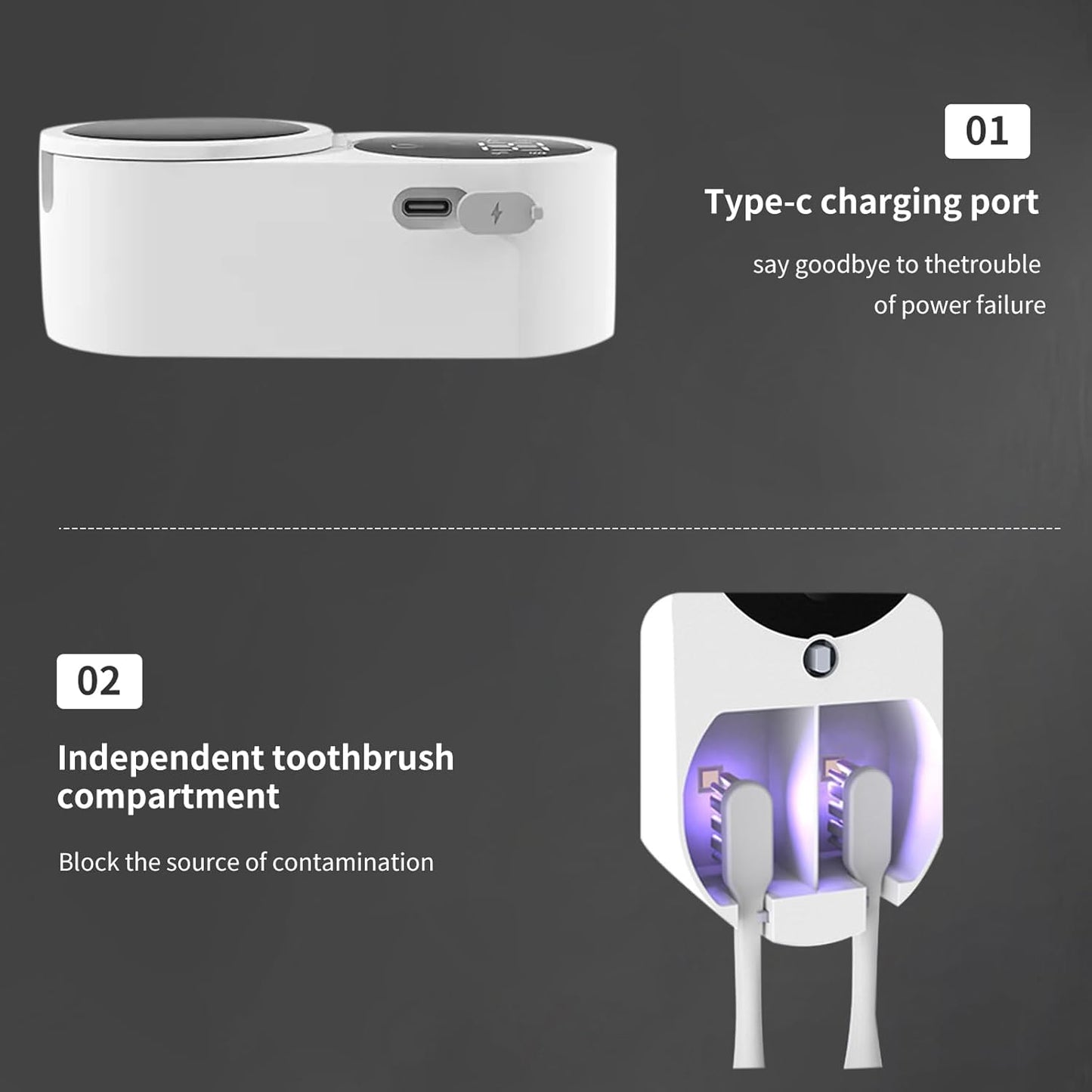 Stérilisateur de brosse à dents intelligent UV™